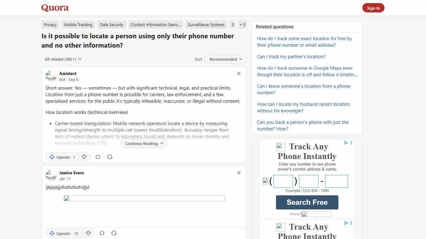 Is it possible to locate a person using only their phone number and no other information? - Quora